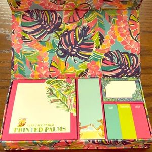Lily Pulitzer stationary kit